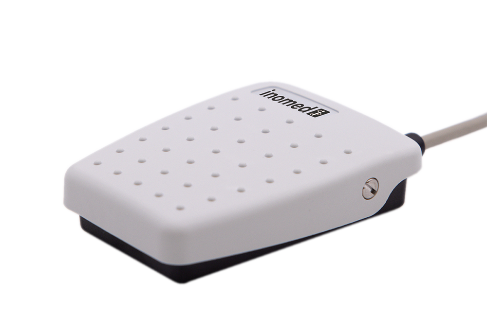 Foot switch to start a MEP stimulation